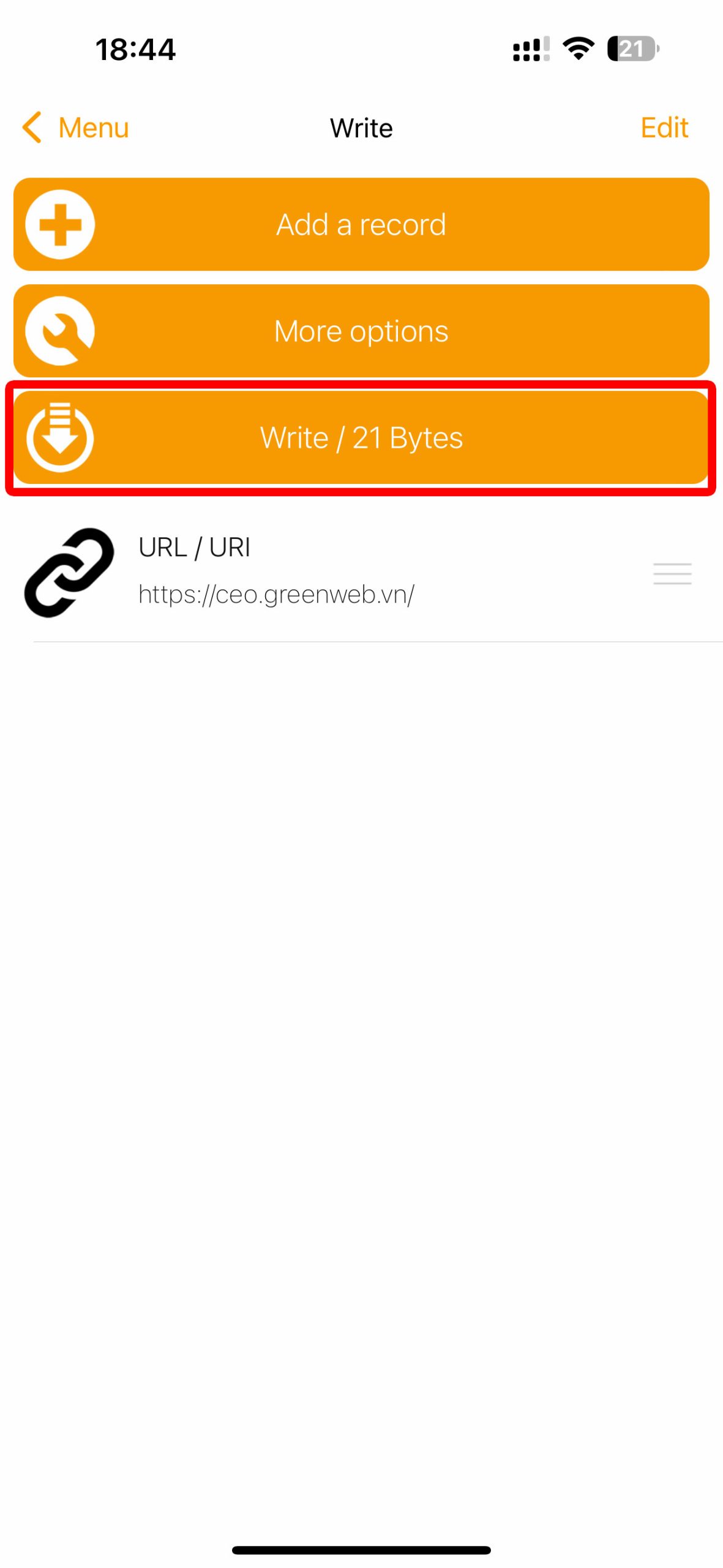 Hướng dẫn ghi dữ liệu vào thẻ trên IOS 7 huong dan tren ios 6 scaled