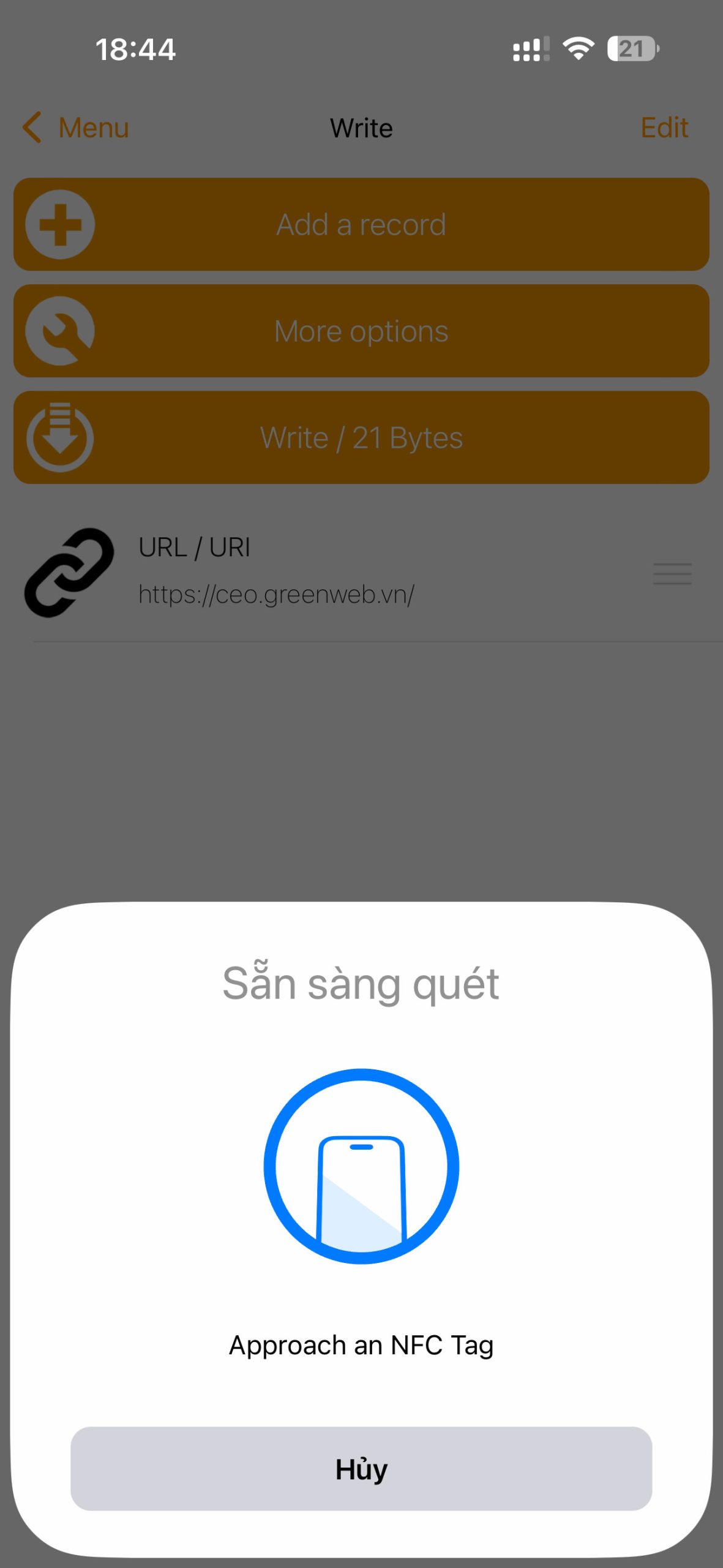 Hướng dẫn ghi dữ liệu vào thẻ trên IOS 8 huong dan tren ios 7 scaled